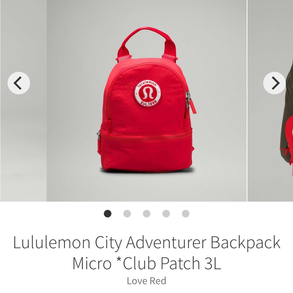 lululemon athletica Red City Adventurer Micro Backpack